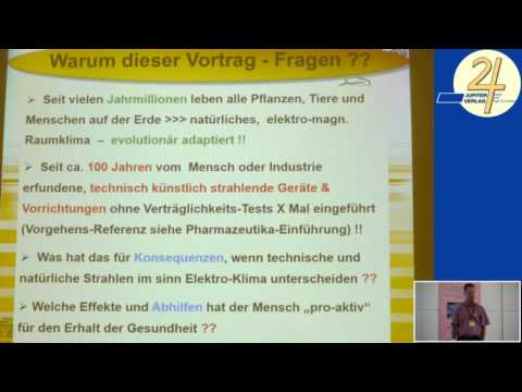 1/2: Dr. Florian König: Neutralisation von E-Smog mit Zwei-Kammer-Röhre und Schönwettergerät