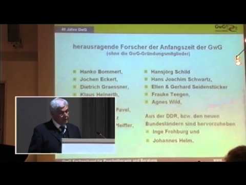 1/3: Dr. Michael Halhuber-Ahlmann: Festvortrag des 1. Vorsitzenden der GwG (2010)