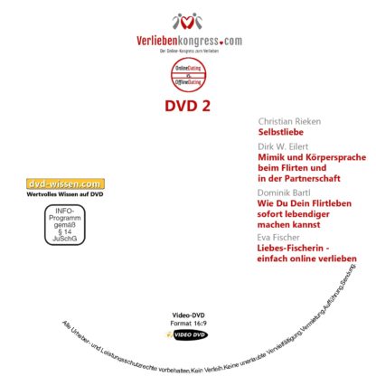 Online-Verlieben-Kongress 2017 auf DVD 6 DVD-Wissen - Experten Know How - Dokus, Filme, Vorträge, Bücher