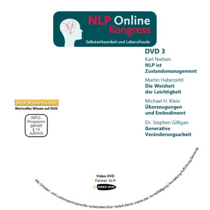 Auswahl-Paket NLP-Online-Kongress 3 DVD-Wissen - Experten Know How - Dokus, Filme, Vorträge, Bücher