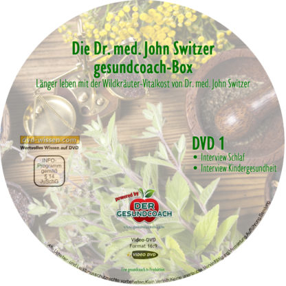Dr. med. John Switzer: Schlaf, Kindergesundheit, Selbstheilung, Diabetes 1 DVD-Wissen - Experten Know How - Dokus, Filme, Vorträge, Bücher