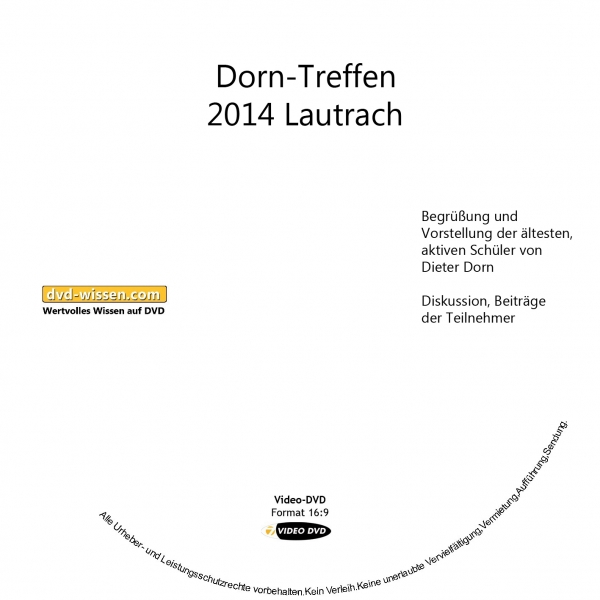 Definition der Methode Dorn beim Dorn-Anwendertreffen in Lautrach 2014