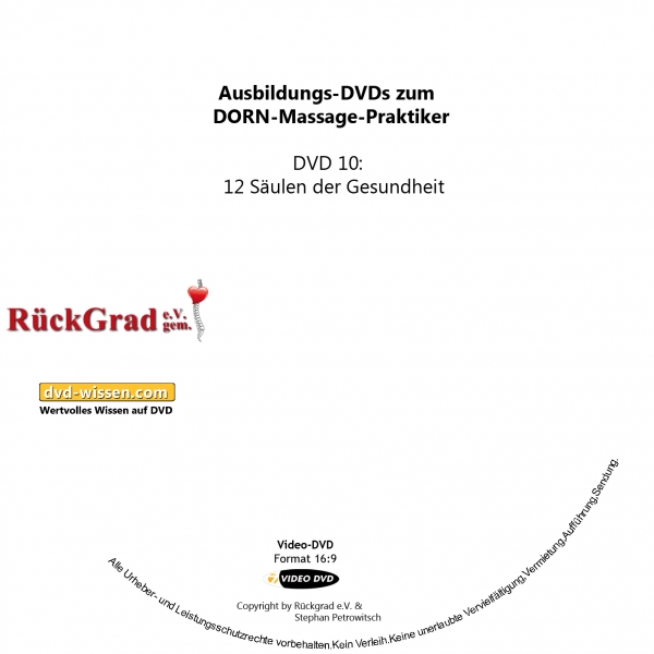 Joachim Wohlfeil: DVD-Set DORN-Massage-Praktiker