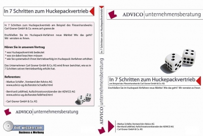 Markus Schäfer, Bernhard Leibfried, Carl Graner: In 7 Schritten zum Huckepackvertrieb