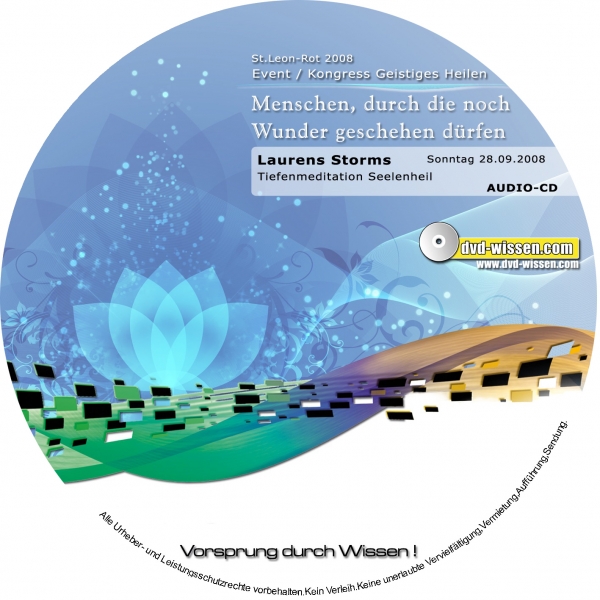 AUDIO-CD Laurens Storms: Heilmeditation - Tiefenmeditation Seelenheil